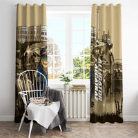 Alligator Alcatraz Window Curtain Police Gator Rock Penitentiary - Wonder Print Shop