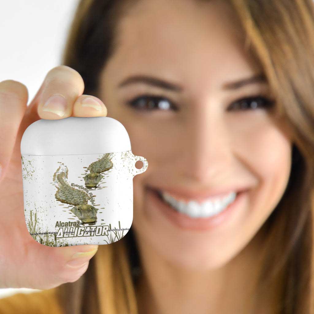 Everglades Florida Alligators AirPods Case Alcatraz Est 2025 - Wonder Print Shop