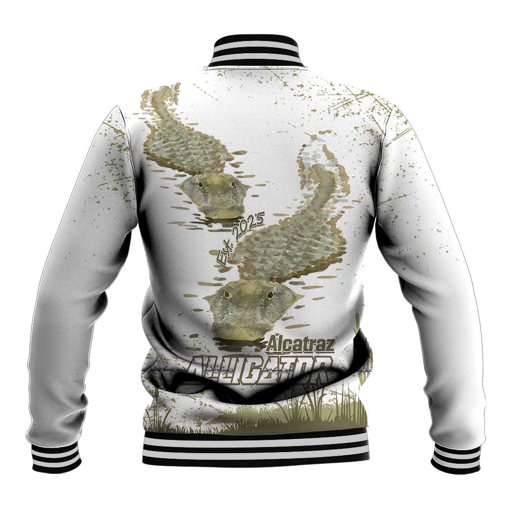 Everglades Florida Alligators Baseball Jacket Alcatraz Est 2025 - Wonder Print Shop