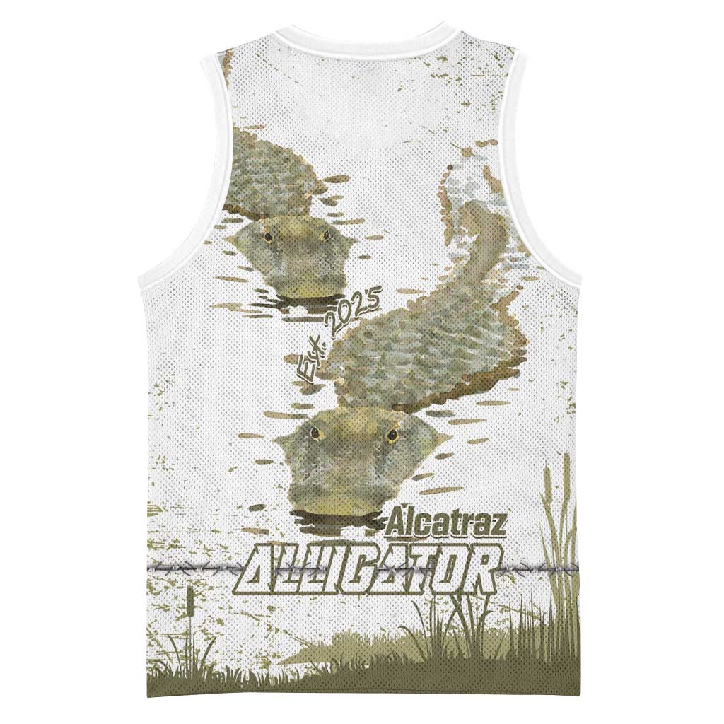 Everglades Florida Alligators Basketball Jersey Alcatraz Est 2025 - Wonder Print Shop