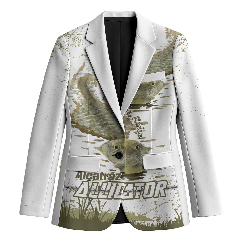 Everglades Florida Alligators Blazer Alcatraz Est 2025 - Wonder Print Shop