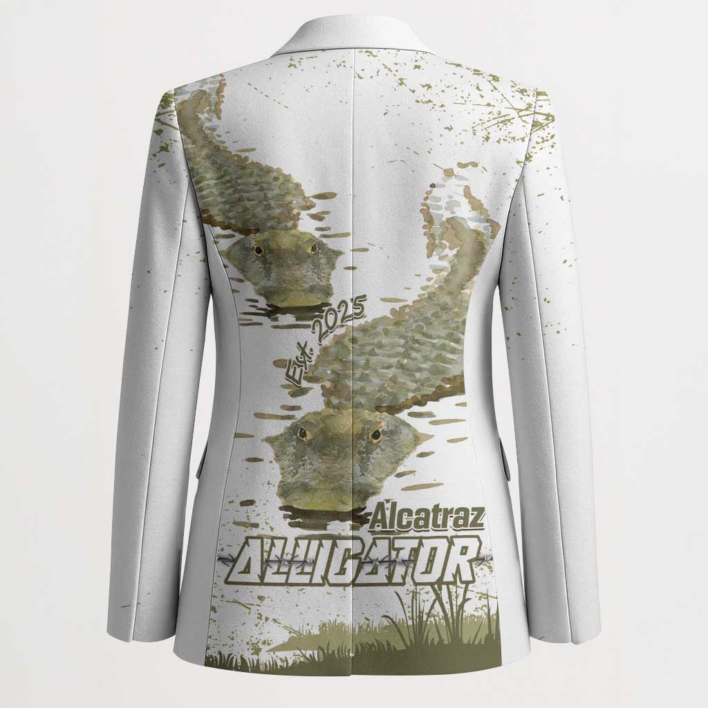 Everglades Florida Alligators Blazer Alcatraz Est 2025 - Wonder Print Shop