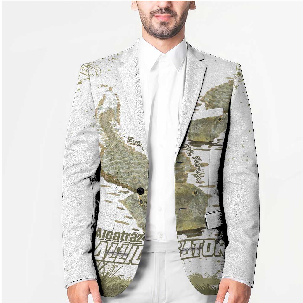Everglades Florida Alligators Blazer Alcatraz Est 2025 - Wonder Print Shop