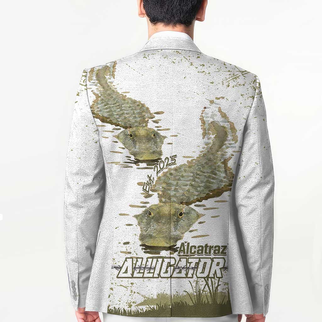 Everglades Florida Alligators Blazer Alcatraz Est 2025 - Wonder Print Shop