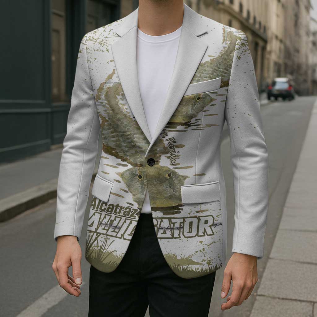 Everglades Florida Alligators Blazer Alcatraz Est 2025 - Wonder Print Shop