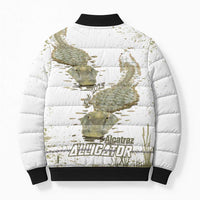 Everglades Florida Alligators Bomber Puffer Jacket Alcatraz Est 2025 - Wonder Print Shop