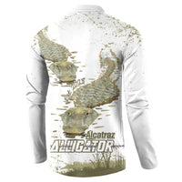 Everglades Florida Alligators Button Sweatshirt Alcatraz Est 2025 - Wonder Print Shop