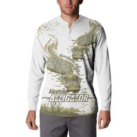 Everglades Florida Alligators Button Sweatshirt Alcatraz Est 2025 - Wonder Print Shop