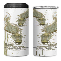 Everglades Florida Alligators 4 in 1 Can Cooler Tumbler Alcatraz Est 2025 - Wonder Print Shop
