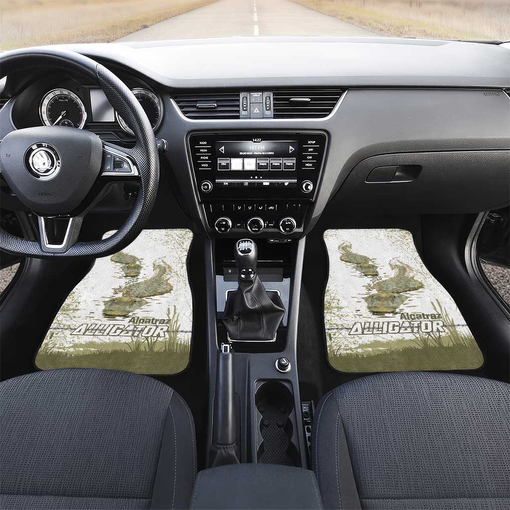 Everglades Florida Alligators Car Mats Alcatraz Est 2025 - Wonder Print Shop