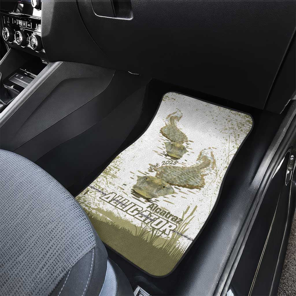 Everglades Florida Alligators Car Mats Alcatraz Est 2025 - Wonder Print Shop