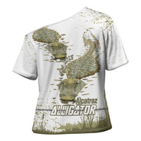 Everglades Florida Alligators Cross Shoulder Shirt Alcatraz Est 2025 - Wonder Print Shop