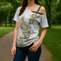 Everglades Florida Alligators Cross Shoulder Shirt Alcatraz Est 2025 - Wonder Print Shop