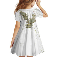 Everglades Florida Alligators Family Matching Short Sleeve Bodycon Dress and Hawaiian Shirt Alcatraz Est 2025 - Wonder Print Shop