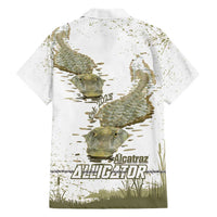 Everglades Florida Alligators Family Matching Short Sleeve Bodycon Dress and Hawaiian Shirt Alcatraz Est 2025 - Wonder Print Shop