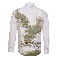 Everglades Florida Alligators Family Matching Short Sleeve Bodycon Dress and Hawaiian Shirt Alcatraz Est 2025 - Wonder Print Shop