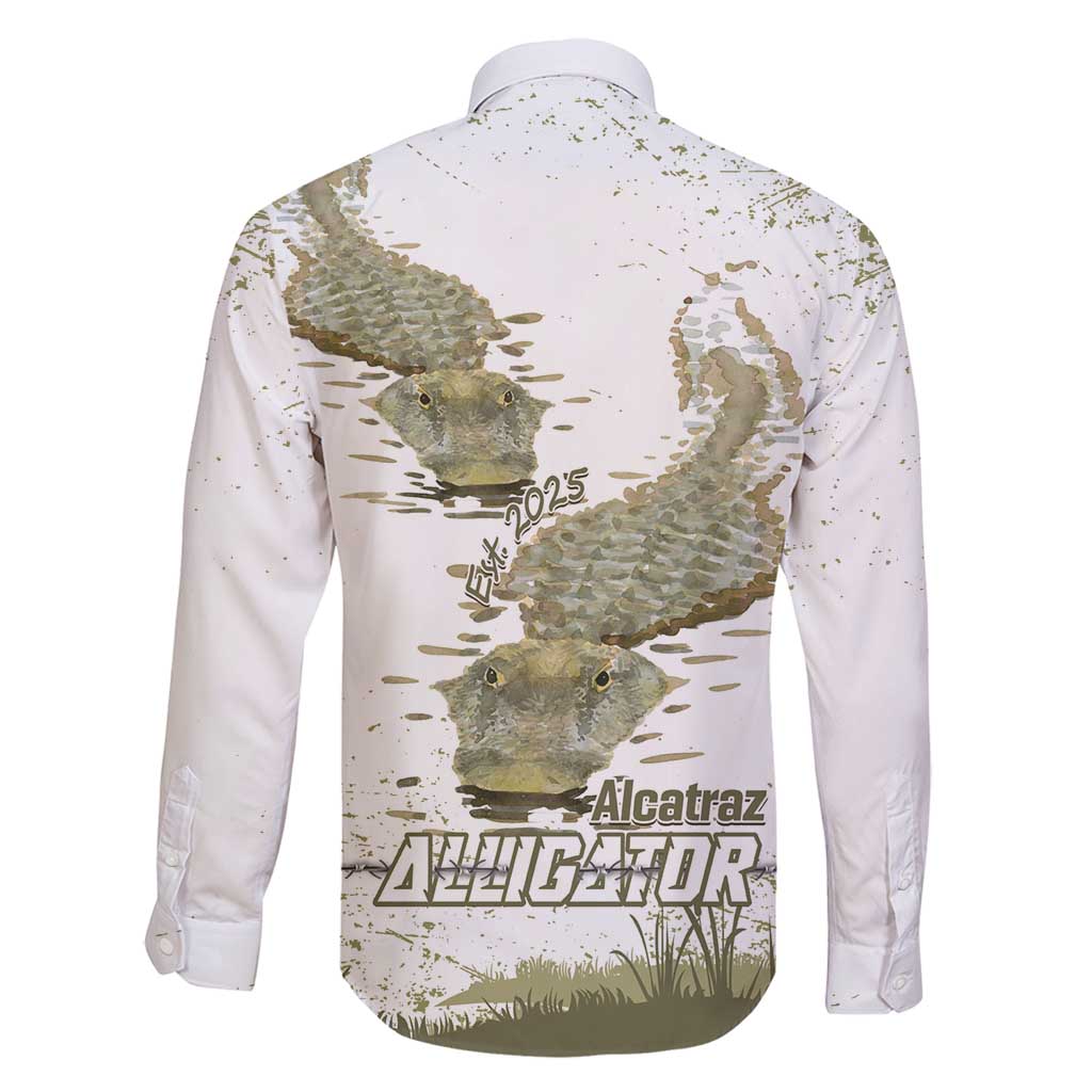 Everglades Florida Alligators Family Matching Summer Maxi Dress and Hawaiian Shirt Alcatraz Est 2025 - Wonder Print Shop