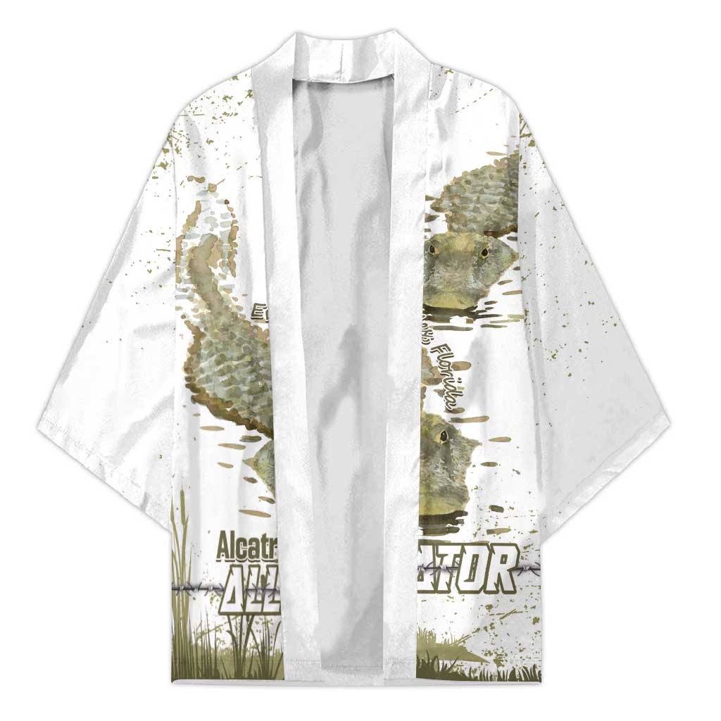Everglades Florida Alligators Kimono Alcatraz Est 2025 - Wonder Print Shop