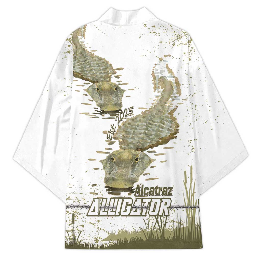 Everglades Florida Alligators Kimono Alcatraz Est 2025 - Wonder Print Shop