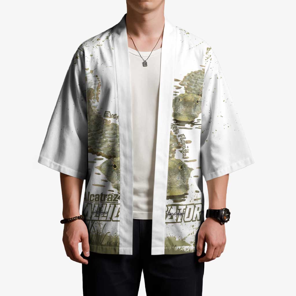 Everglades Florida Alligators Kimono Alcatraz Est 2025 - Wonder Print Shop
