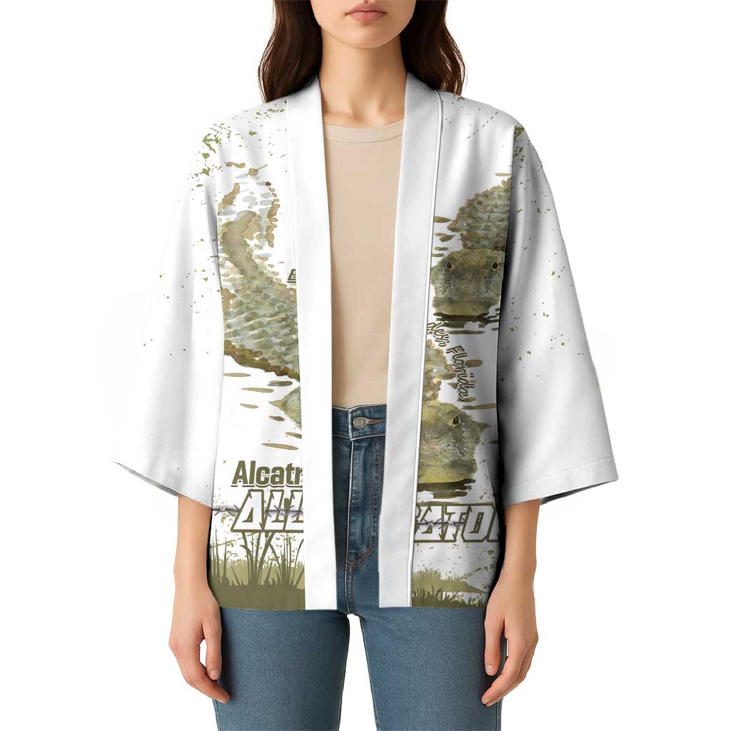 Everglades Florida Alligators Kimono Alcatraz Est 2025 - Wonder Print Shop