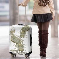 Everglades Florida Alligators Luggage Cover Alcatraz Est 2025 - Wonder Print Shop