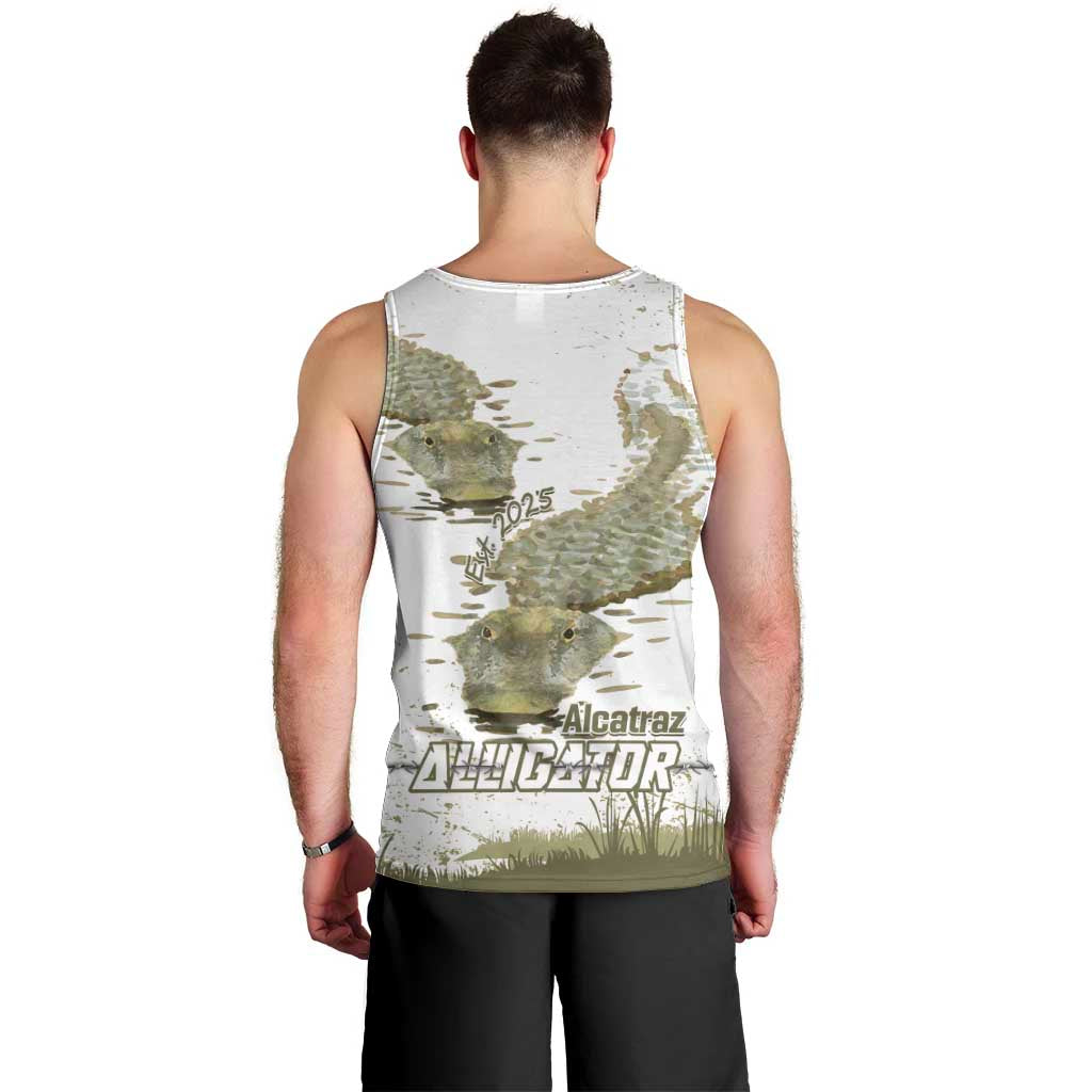 Everglades Florida Alligators Men Tank Top Alcatraz Est 2025 - Wonder Print Shop