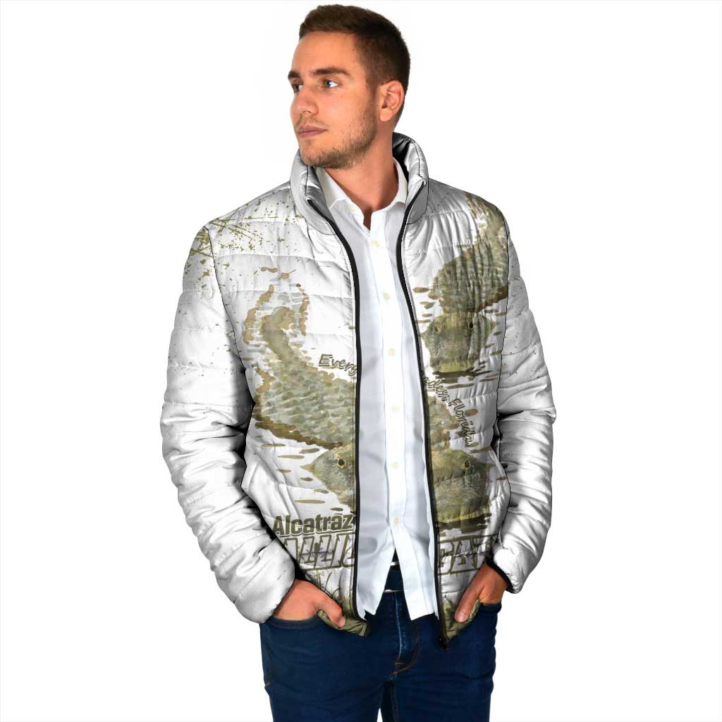 Everglades Florida Alligators Padded Jacket Alcatraz Est 2025 - Wonder Print Shop