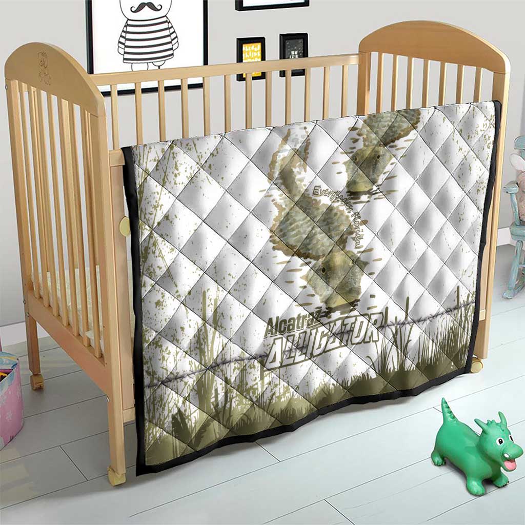 Everglades Florida Alligators Quilt Alcatraz Est 2025 - Wonder Print Shop