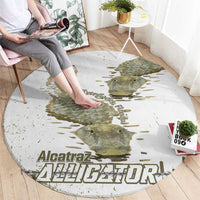 Everglades Florida Alligators Round Carpet Alcatraz Est 2025 - Wonder Print Shop