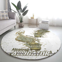Everglades Florida Alligators Round Carpet Alcatraz Est 2025 - Wonder Print Shop