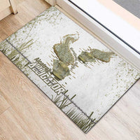 Everglades Florida Alligators Rubber Doormat Alcatraz Est 2025 - Wonder Print Shop