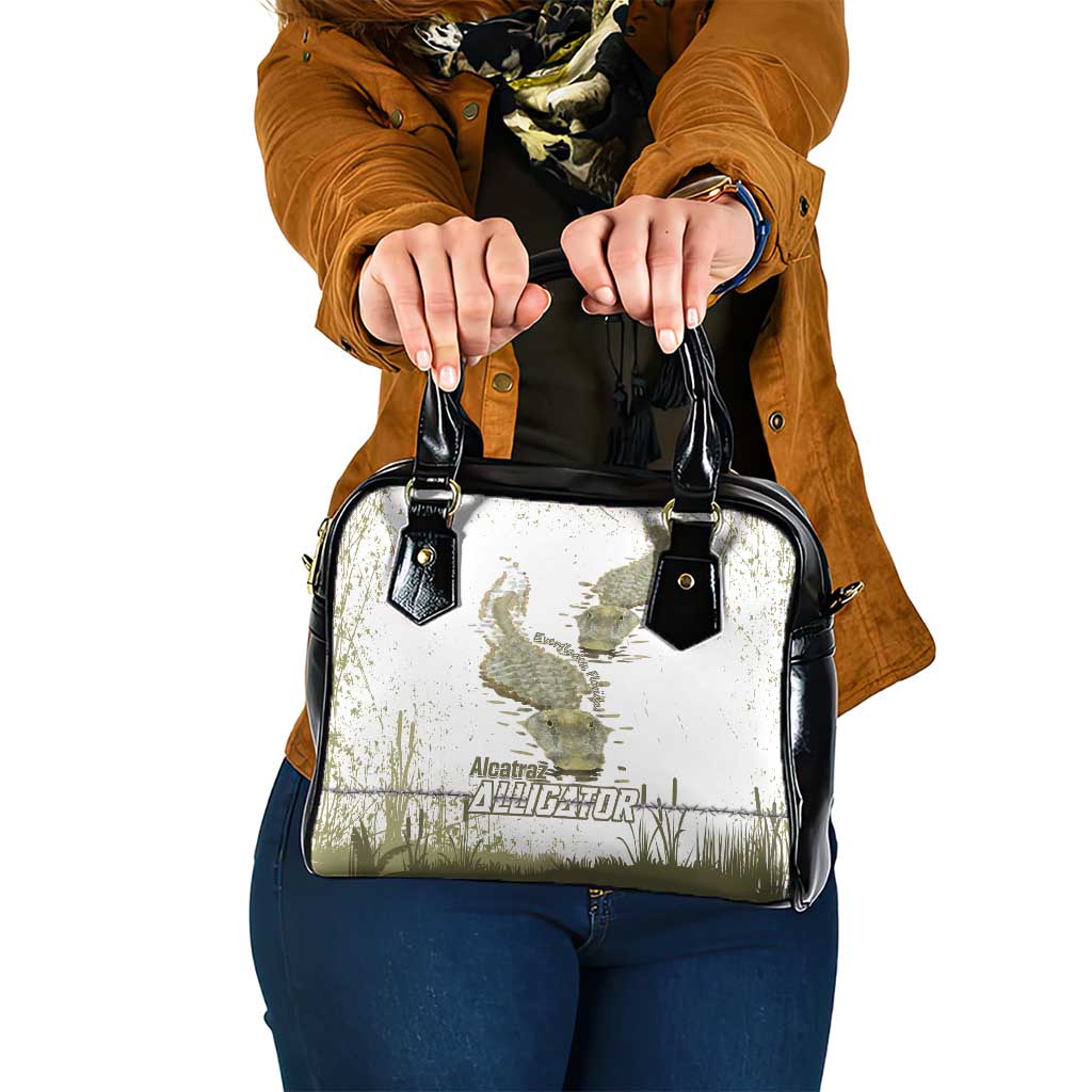Everglades Florida Alligators Shoulder Handbag Alcatraz Est 2025 - Wonder Print Shop