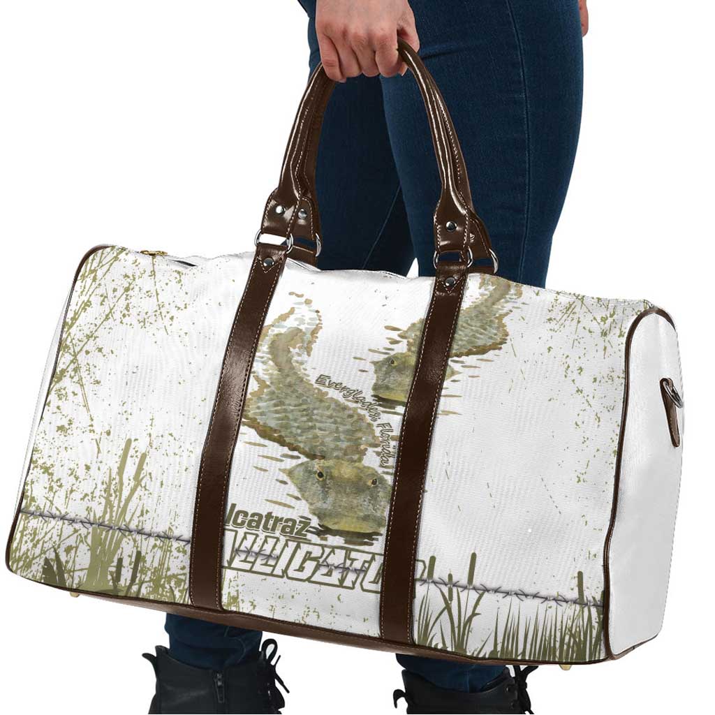 Everglades Florida Alligators Travel Bag Alcatraz Est 2025 - Wonder Print Shop