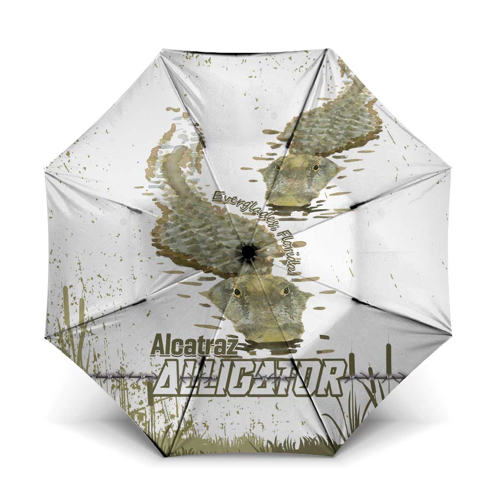 Everglades Florida Alligators Umbrella Alcatraz Est 2025 - Wonder Print Shop
