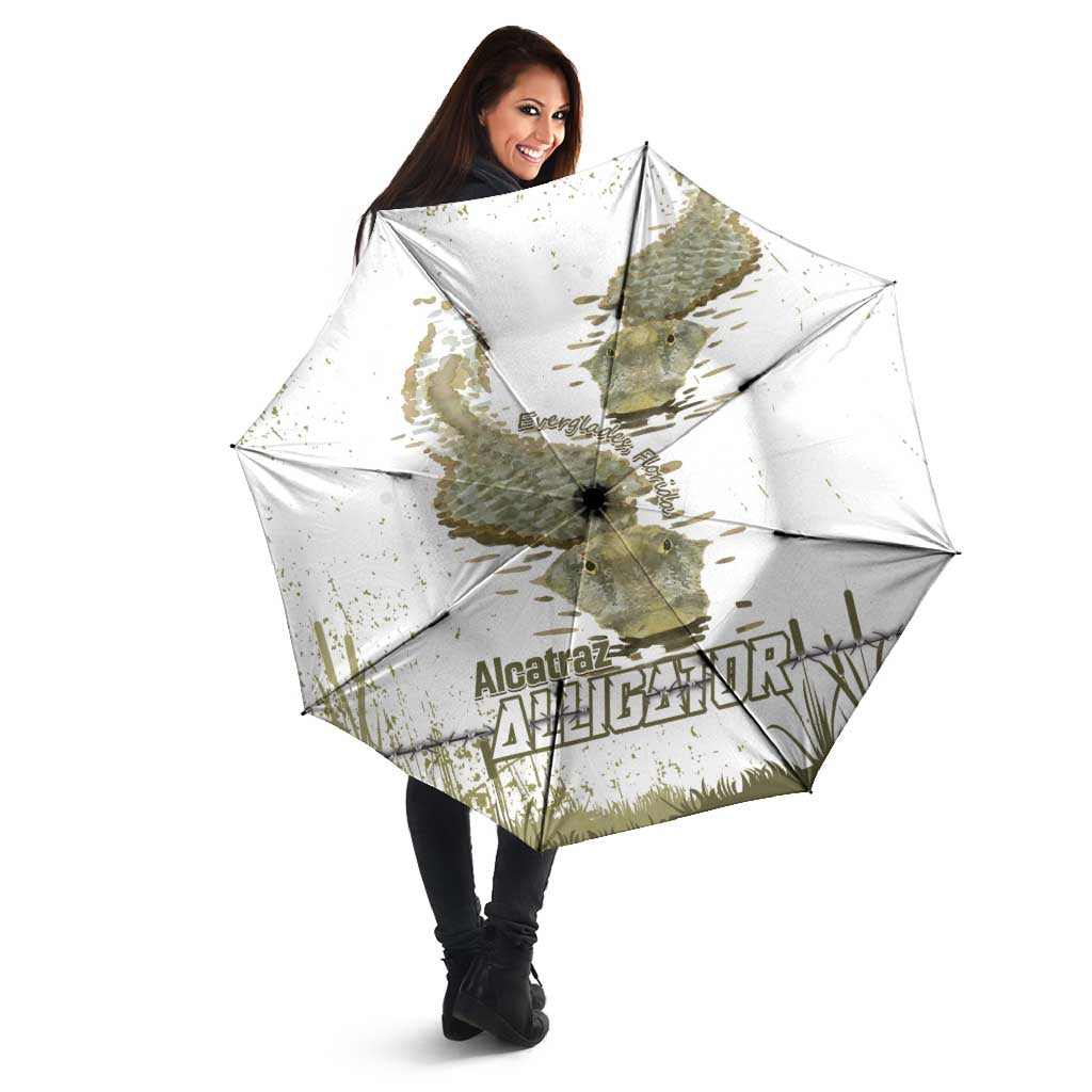 Everglades Florida Alligators Umbrella Alcatraz Est 2025 - Wonder Print Shop