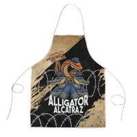 Alligator Alcatraz Apron Gator and Python Restricted Area - Wonder Print Shop