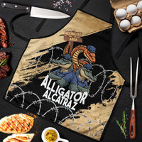 Alligator Alcatraz Apron Gator and Python Restricted Area - Wonder Print Shop