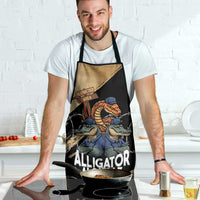 Alligator Alcatraz Apron Gator and Python Restricted Area - Wonder Print Shop