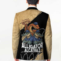 Alligator Alcatraz Blazer Gator and Python Restricted Area - Wonder Print Shop