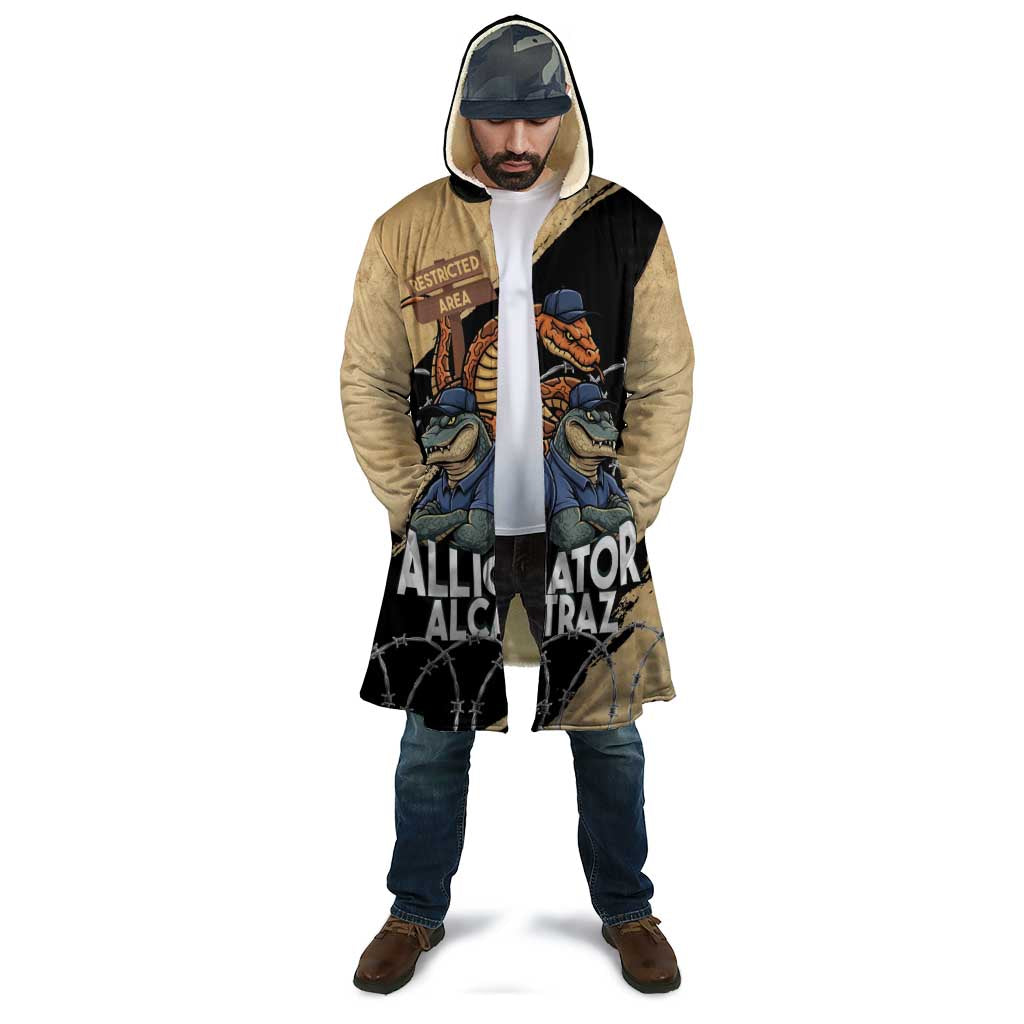 Alligator Alcatraz Cloak Gator and Python Restricted Area - Wonder Print Shop