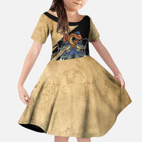 Alligator Alcatraz Family Matching Off Shoulder Maxi Dress and Hawaiian Shirt Gator and Python Restricted Area - Wonder Print Shop