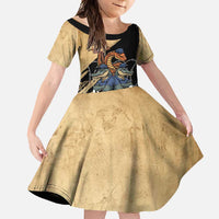 Alligator Alcatraz Family Matching Short Sleeve Bodycon Dress and Hawaiian Shirt Gator and Python Restricted Area - Wonder Print Shop