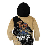 Alligator Alcatraz Kid Hoodie Gator and Python Restricted Area - Wonder Print Shop