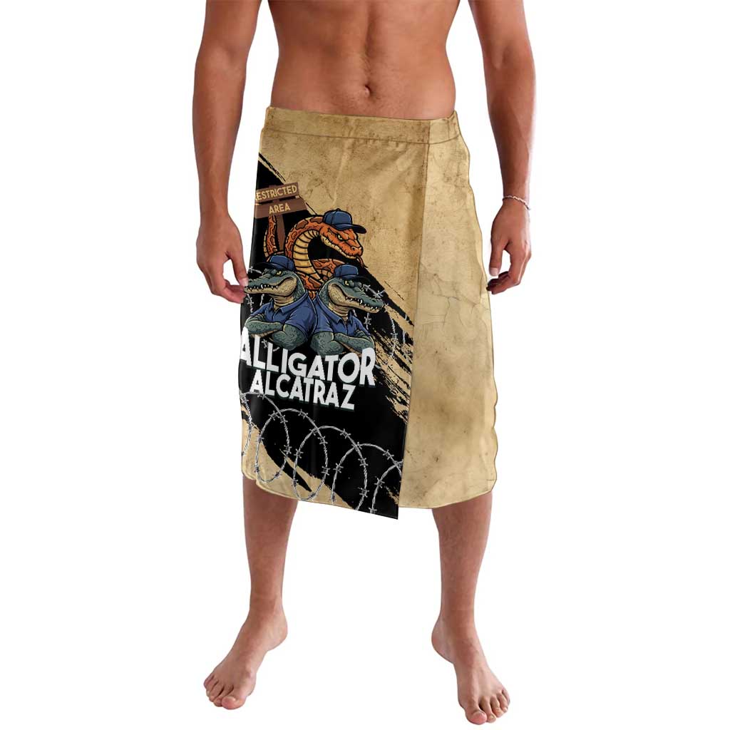 Alligator Alcatraz Lavalava Gator and Python Restricted Area - Wonder Print Shop