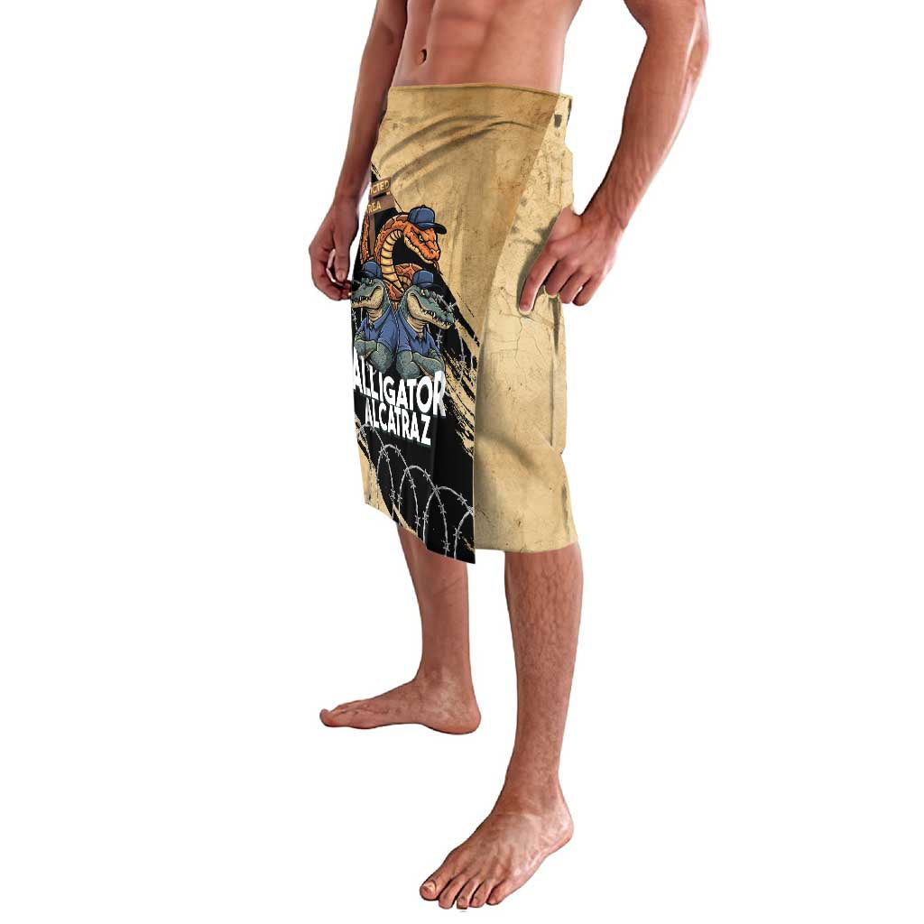 Alligator Alcatraz Lavalava Gator and Python Restricted Area - Wonder Print Shop