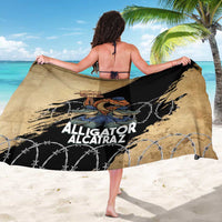 Alligator Alcatraz Sarong Gator and Python Restricted Area - Wonder Print Shop