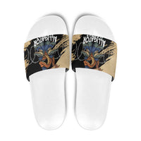 Alligator Alcatraz Slide Sandals Gator and Python Restricted Area - Wonder Print Shop