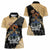 Alligator Alcatraz Women Polo Shirt Gator and Python Restricted Area - Wonder Print Shop