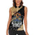 Alligator Alcatraz Women Sleeveless Polo Shirt Gator and Python Restricted Area - Wonder Print Shop